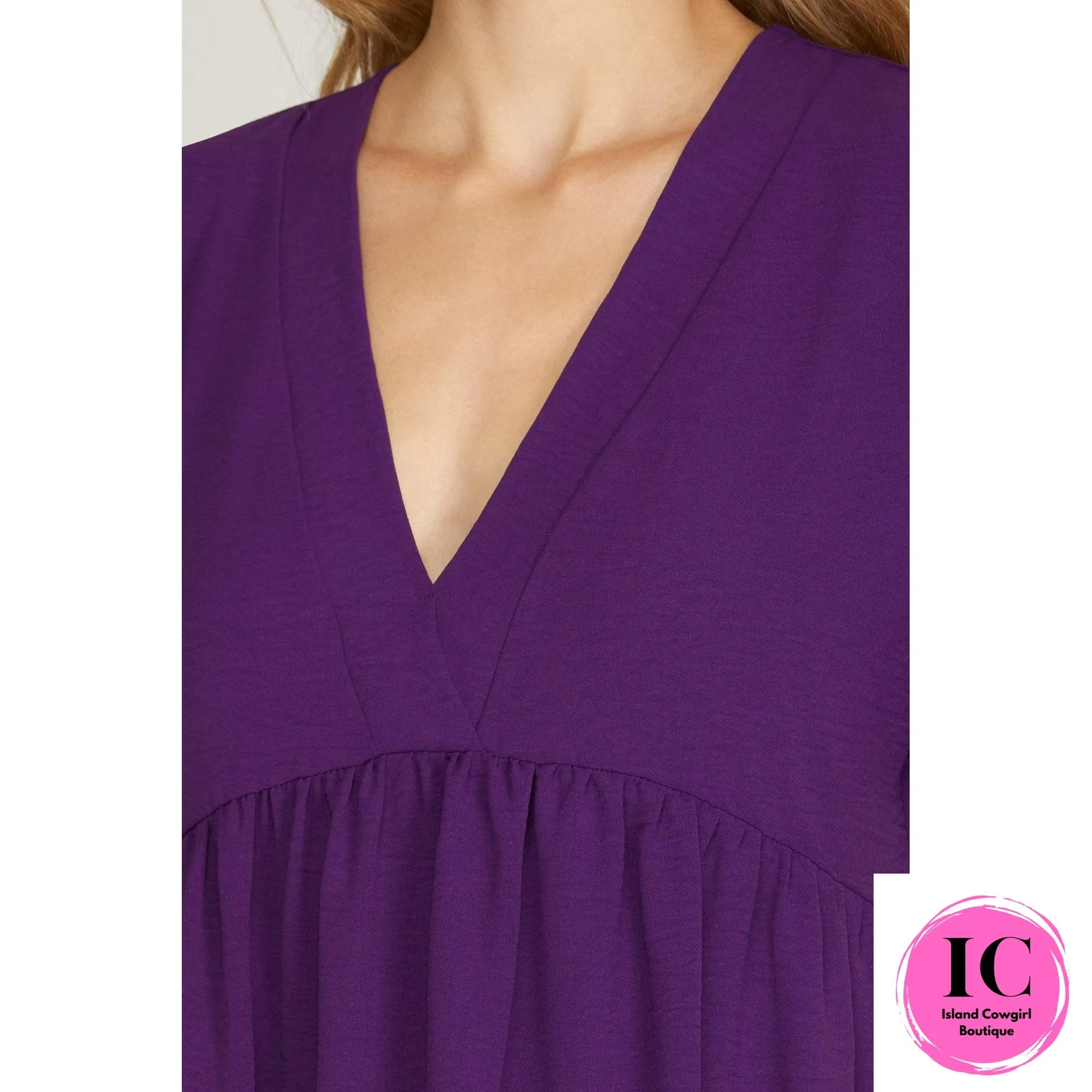Your Wildest Dreams Purple Babydoll Dress