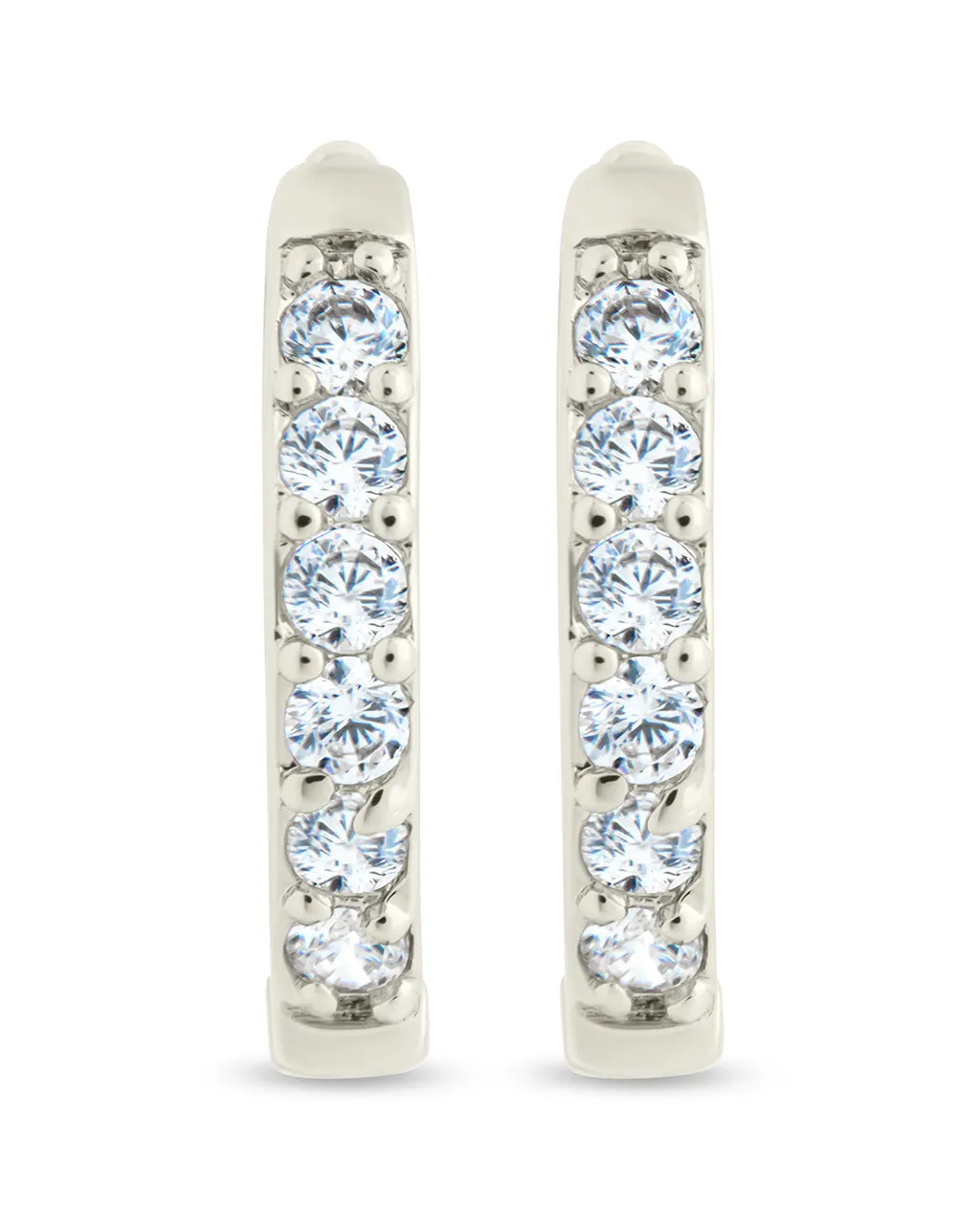 Zadie CZ Everyday Hoop Earrings