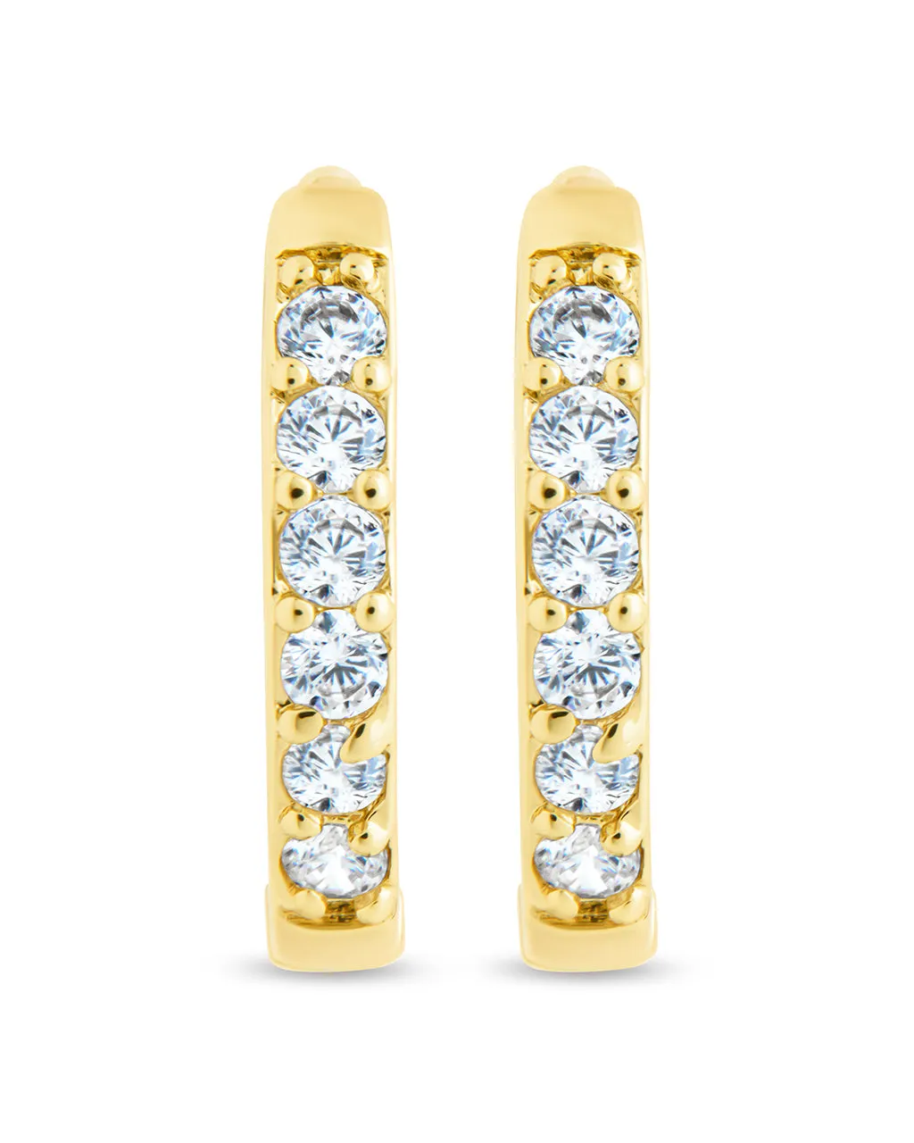 Zadie CZ Everyday Hoop Earrings